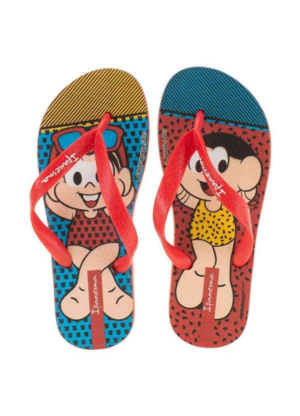 Ipanema - Chinelo Infantil Turma da Monica Ipanema - 26790 - Vermelho