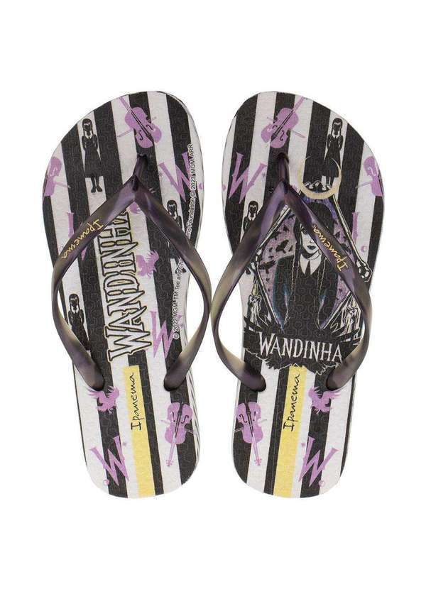 Ipanema - Chinelo Infantil Wandinha Ipanema - 27178 - Preto/Branco