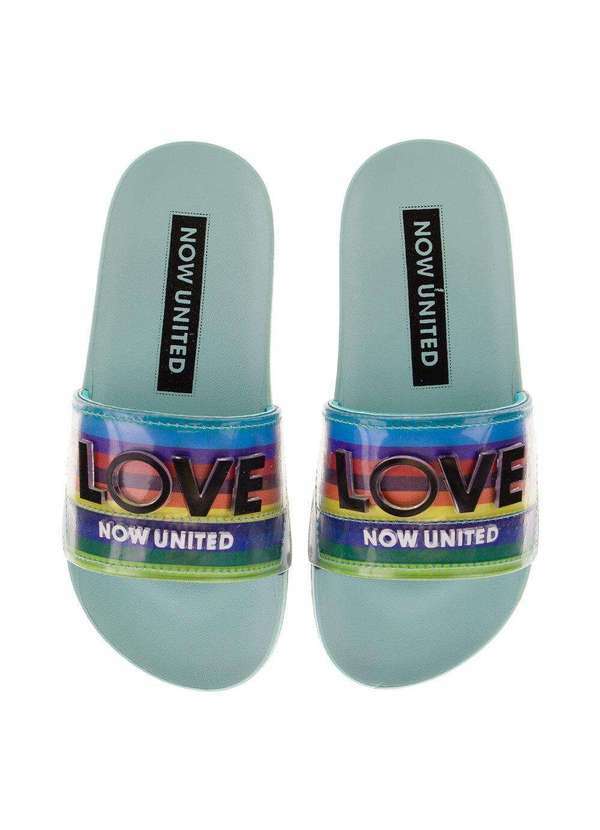 Grendene Kids - Chinelo Slide Now United Love Grendene Kids - 22635 - Verde