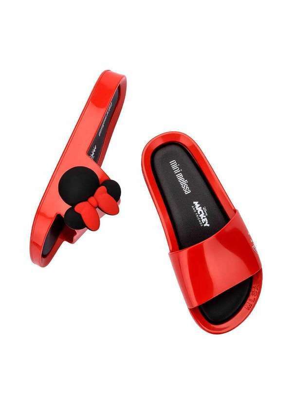 Melissa - Mini Melissa Beach Slide Mickey And Friends Iv Infantil 33760 - Vermelho/Preto 4