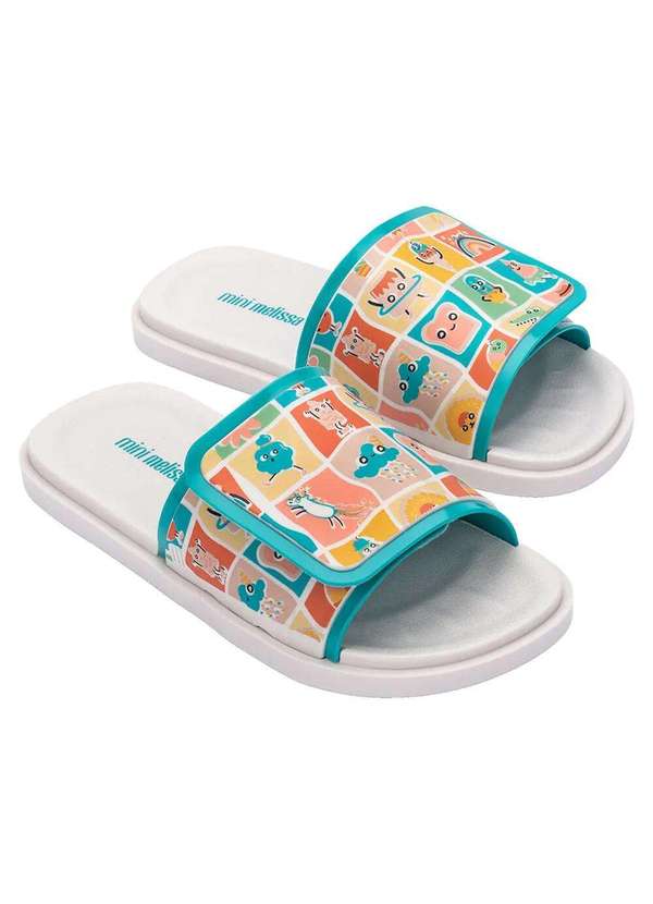 Melissa - Mini Melissa Brave Turma do Pudim Infantil 33833 - Branco/Verde 1