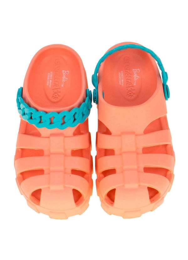 Grendene Kids - Babuche Barbie Bold Grendene Kids - 22971 - Salmão 5