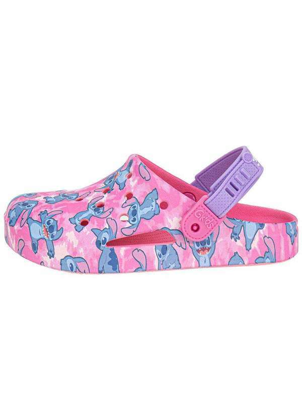 Grendene Kids - Clog Infantil Disney Stitch Fun Print Grendene Kids 23178 Rosa/Lilás 2