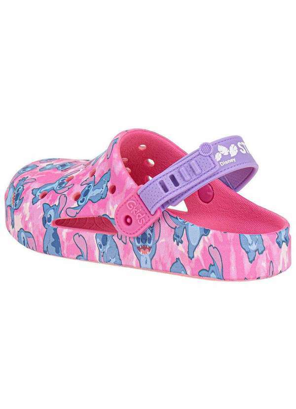 Grendene Kids - Clog Infantil Disney Stitch Fun Print Grendene Kids 23178 Rosa/Lilás 3