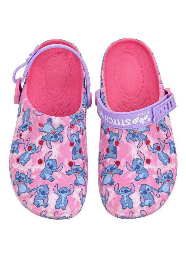 Grendene Kids - Clog Infantil Disney Stitch Fun Print Grendene Kids 23178 Rosa/Lilás 5