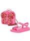 Grendene Kids - Kit Sandália Barbie Fly  Mochila Grendene Kids 23268 Rosa - variação: Pink
