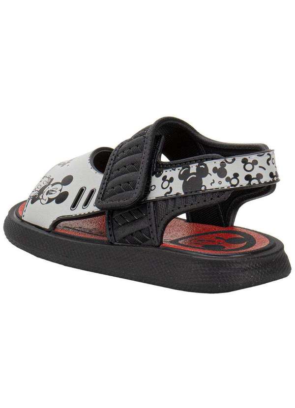 Grendene Kids - Kit Sandália Infantil Baby Disney Lunch Time Grendene Kids Preto/Cinza 3