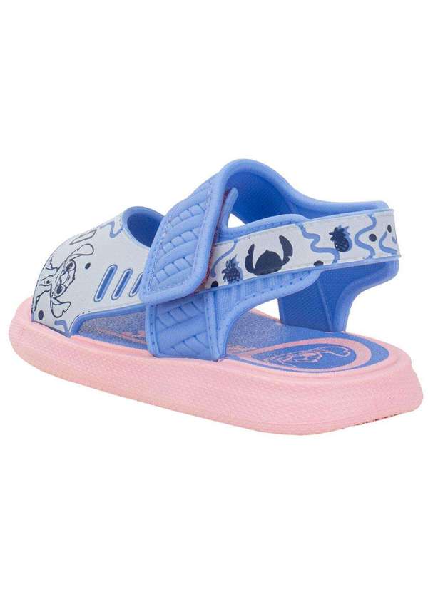 Grendene Kids - Kit Sandália Infantil Baby Disney Lunch Time Grendene Kids Azul/Rosa 3