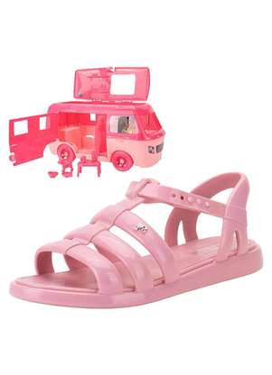 Grendene Kids - Kit Sandália Infantil Barbie Road Trip e Motorhome Grendene - GRENDENE KIDS