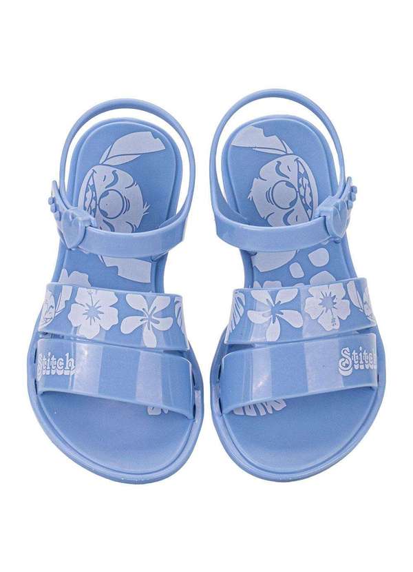Grendene Kids - Kit Sandalia Infantil Disney e Relógio Stitch Time Grendene - Azul 5