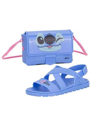Kit Sandália Infantil Disney Fun e Bag Stitch Grendene Kids - GRENDENE KIDS