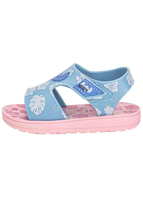 Grendene Kids - Kit Sandália Infantil Disney Game Time Baby  Joystick Grendene Azul/Rosa 2