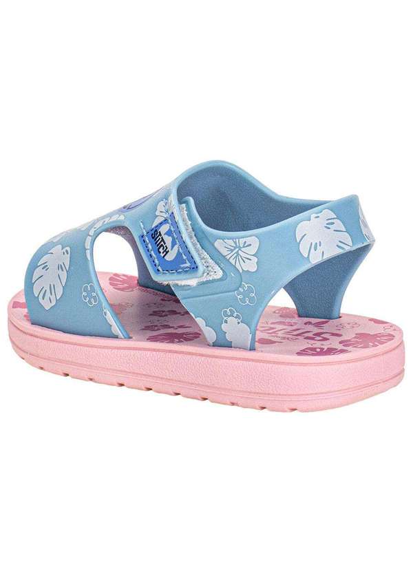 Grendene Kids - Kit Sandália Infantil Disney Game Time Baby  Joystick Grendene Azul/Rosa 3