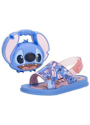 Kit Sandália Infantil Stitch  Maleta Disney Grendene Kids - GRENDENE KIDS
