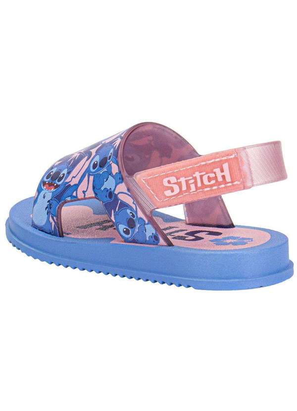 Grendene Kids - Kit Sandália Infantil Stitch  Maleta Disney Grendene Kids Azul/Rosa 3