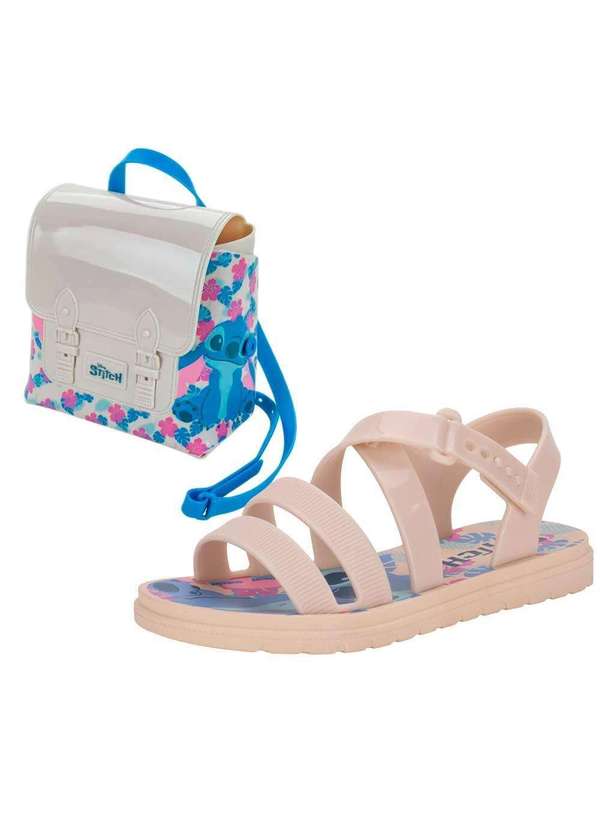 Grendene Kids - Kit Sandália Infantil Sweet Bag Disney Grendene Kids 23247 - Marfim