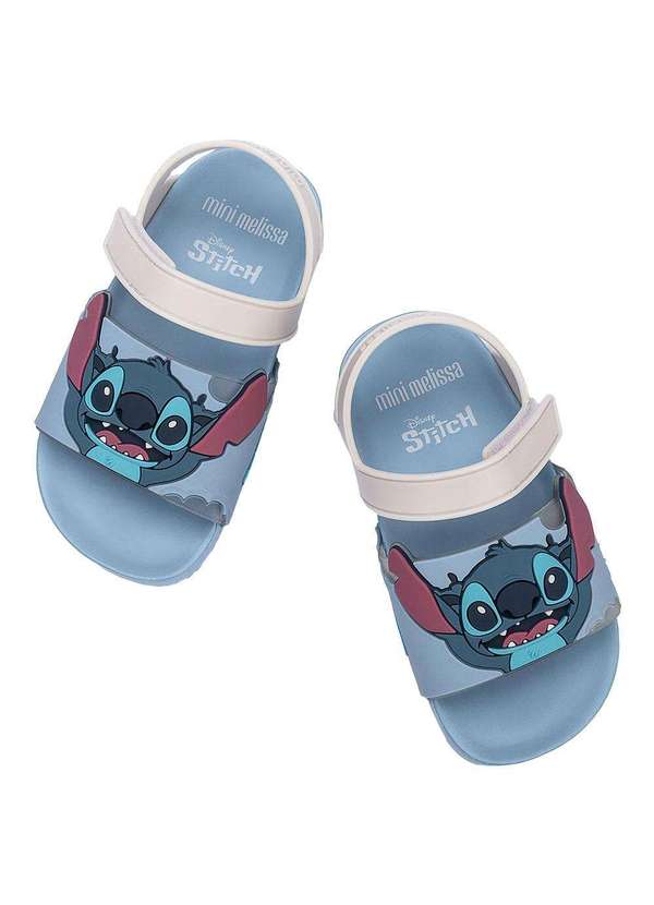 Melissa - Melissa Flowing Sandal  Stitch Baby 36142 Azul/Branco 3