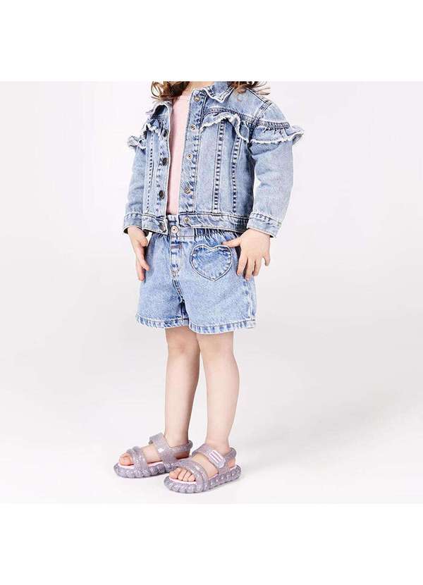 Melissa - Mini Melissa Bubble Tech Sandal Baby 35822 - Cristal 2