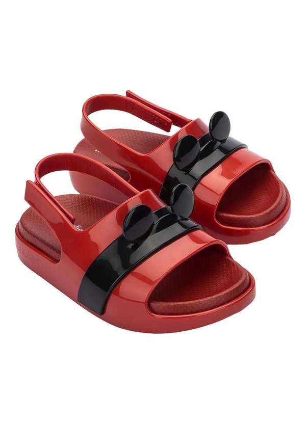 Melissa - Mini Melissa Cloud Sandal Mickey And Friends Baby - Vermelho/Preto 1