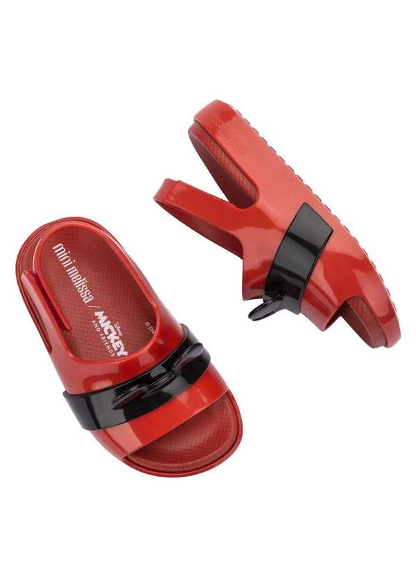 Melissa - Mini Melissa Cloud Sandal Mickey And Friends Baby - Vermelho/Preto 3