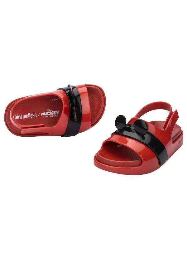 Melissa - Mini Melissa Cloud Sandal Mickey And Friends Baby - Vermelho/Preto 4