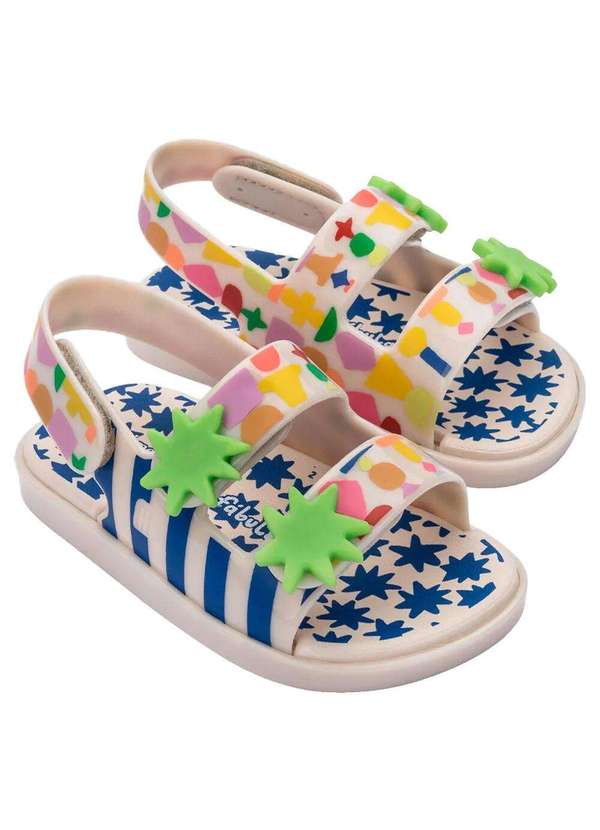 Melissa - Mini Melissa Estrelar  Fábula Baby 35721 - Bege/Azul