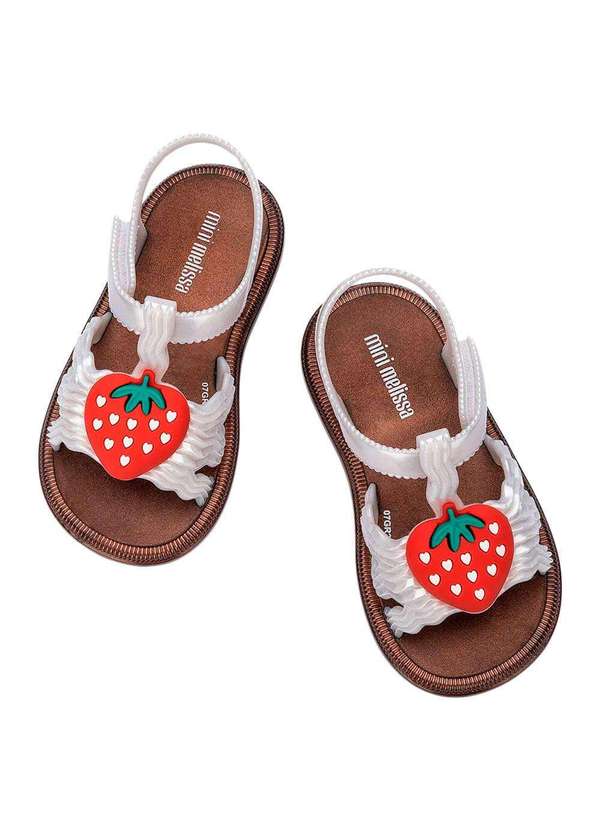 Melissa - Mini Melissa Hip Sandal Baby 35957 - Branco/Bege 3