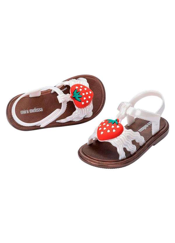 Melissa - Mini Melissa Hip Sandal Baby 35957 - Branco/Bege 4