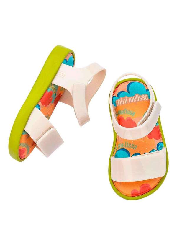 Melissa - Mini Melissa Jump Print Baby 33663 - Bege/Verde 4