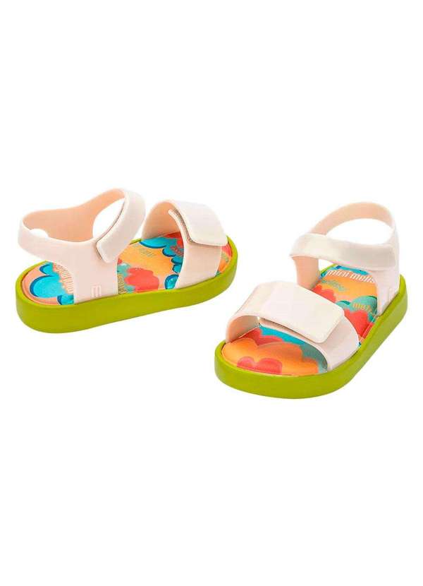 Melissa - Mini Melissa Jump Print Baby 33663 - Bege/Verde 5
