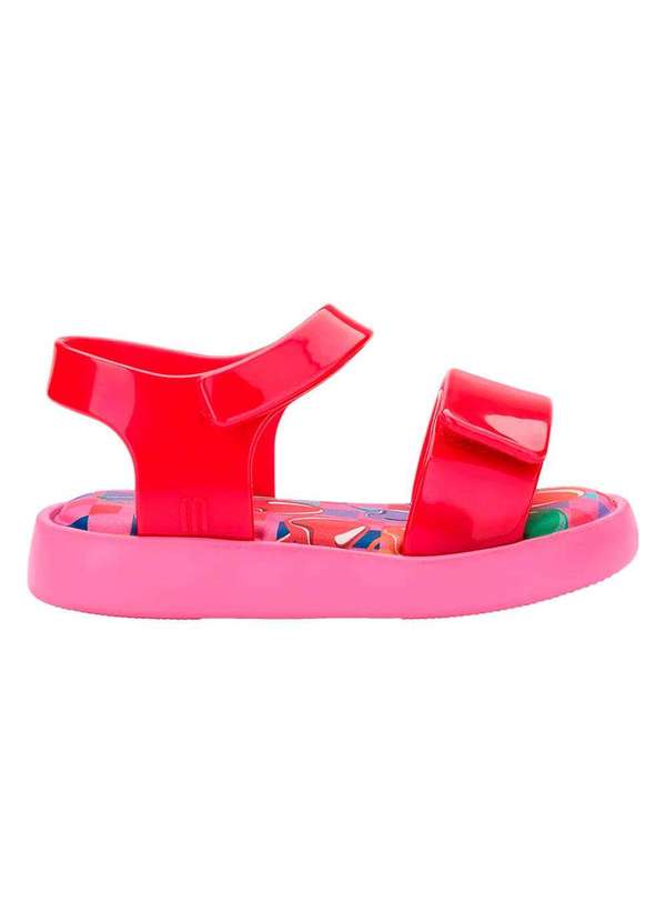 Melissa - Mini Melissa Jump Print Baby 33663 - Vermelho/Rosa 2