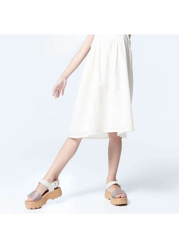 Melissa - Mini Melissa Kick Off Sandal Infantil 35692 Bege 2