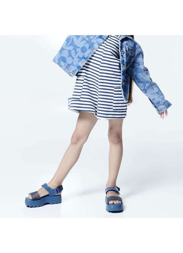 Melissa - Mini Melissa Kick Off Sandal Infantil 35692 Marinho 2