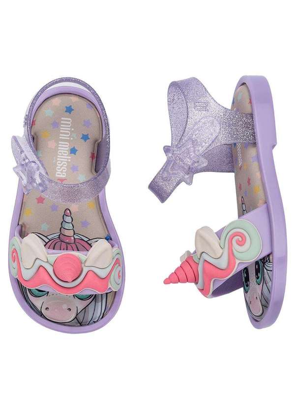 Melissa - Mini Melissa Mar Sandal Uni Baby 37827 Lilás 4