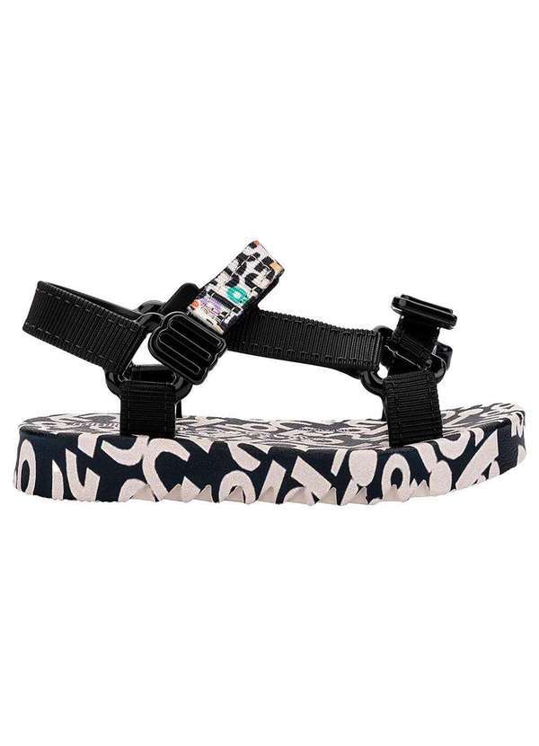 Melissa - Mini Melissa Playtime Fábula Baby 35844 - Preto/Bege