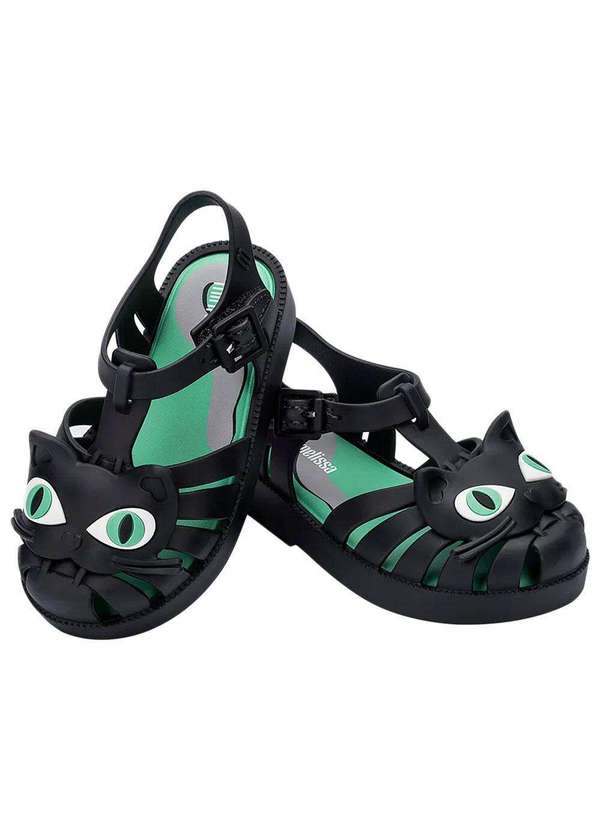 Melissa - Mini Melissa Possession Cat Baby 36130 Preto/Verde 3