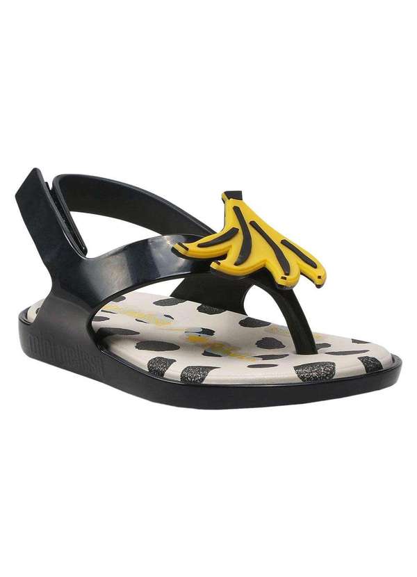Melissa - Mini Melissa Sunny  Fabula Baby 33770 - Preto/Amarelo