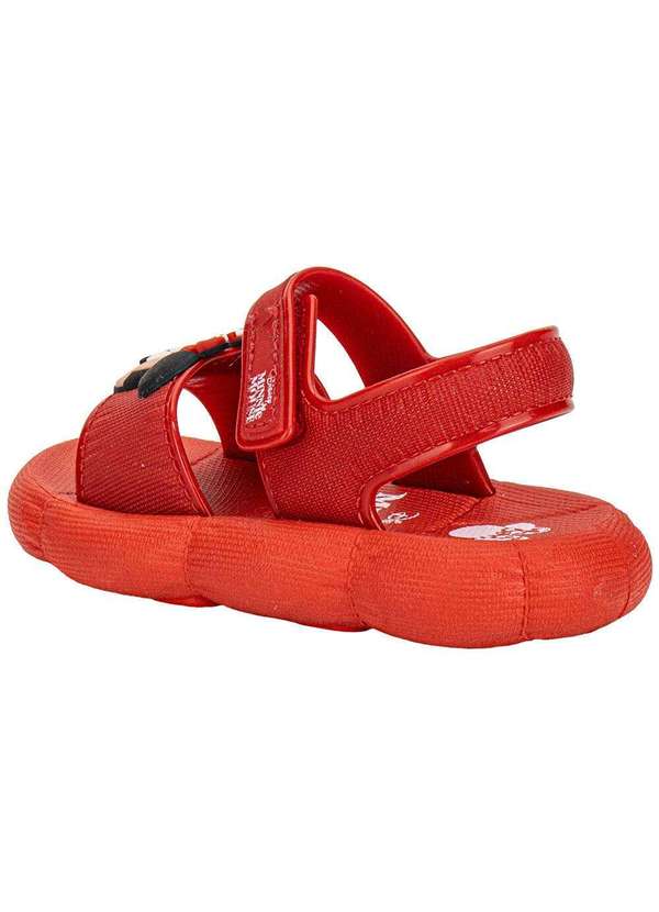 Grendene Kids - Sandália Infantil Baby Disney Pump Puff Grendene Kids 23377 Vermelho 4