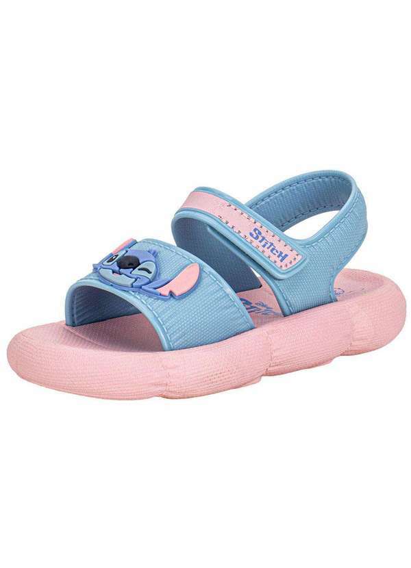 Grendene Kids - Sandália Infantil Baby Disney Pump Puff Grendene Kids 23377 Azul/Rosa 1