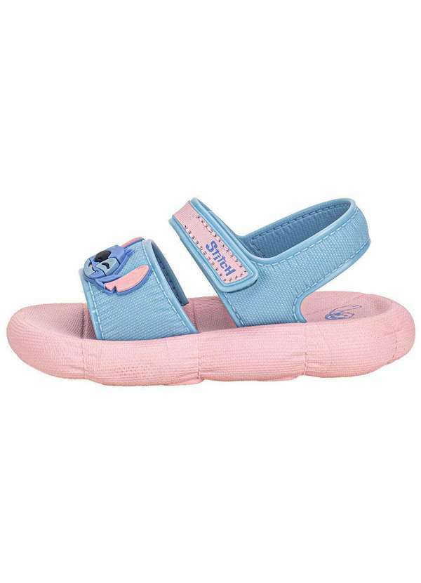 Grendene Kids - Sandália Infantil Baby Disney Pump Puff Grendene Kids 23377 Azul/Rosa 2