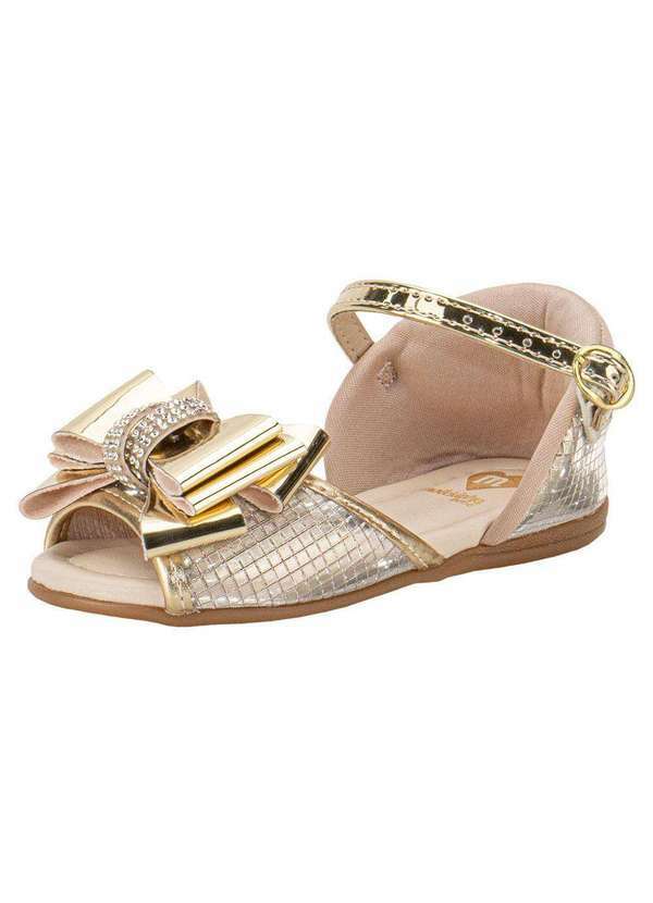 Molekinha - Sandália Infantil Baby Molekinha 2114269 - Ouro