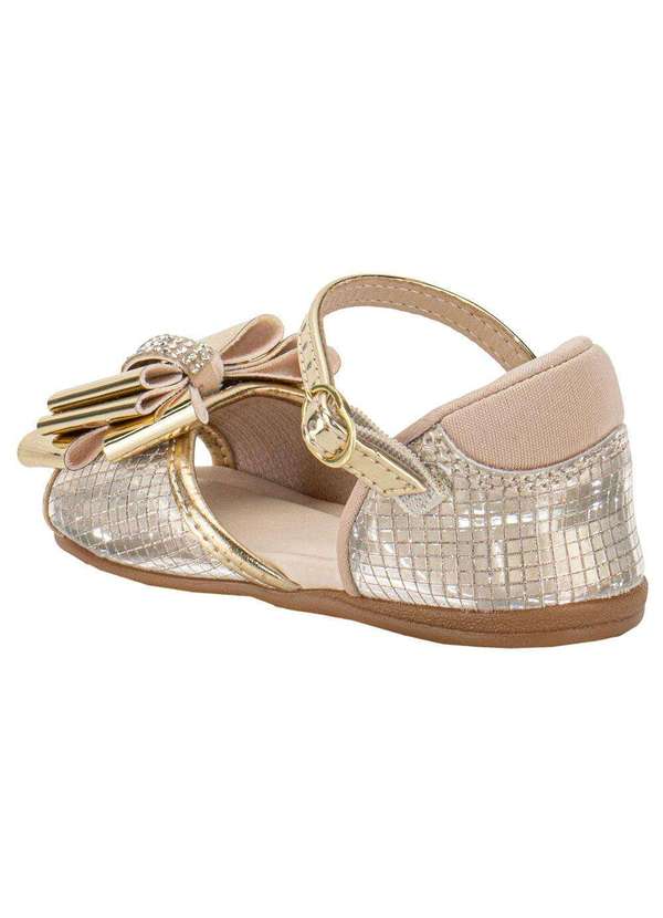 Molekinha - Sandália Infantil Baby Molekinha 2114269 - Ouro 3