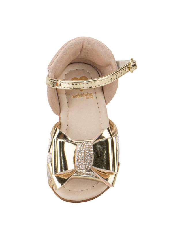 Molekinha - Sandália Infantil Baby Molekinha 2114269 - Ouro 5