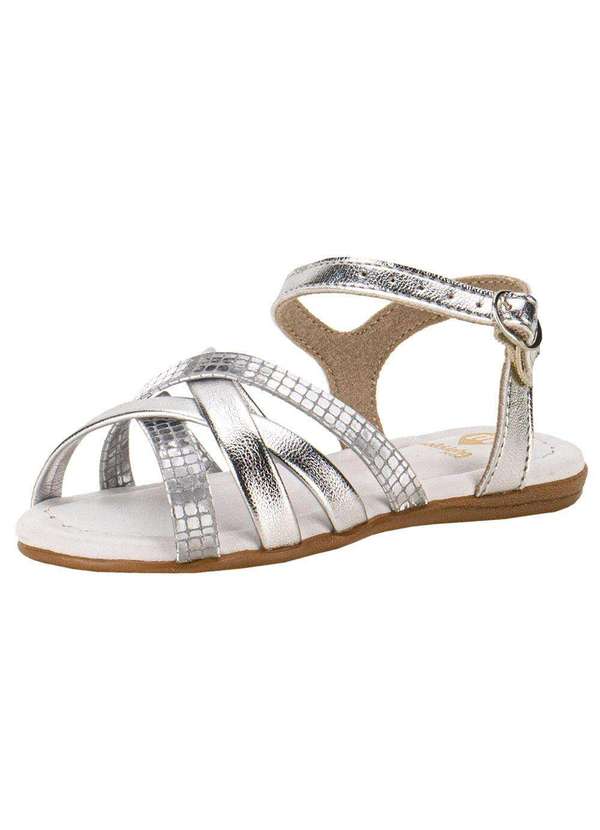 Molekinha - Sandália Infantil Baby Molekinha 2114274 - Prata