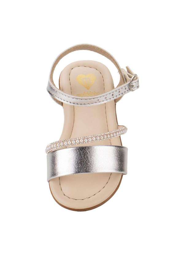 Molekinha - Sandália Infantil Baby Molekinha 2114277 - Prata 5