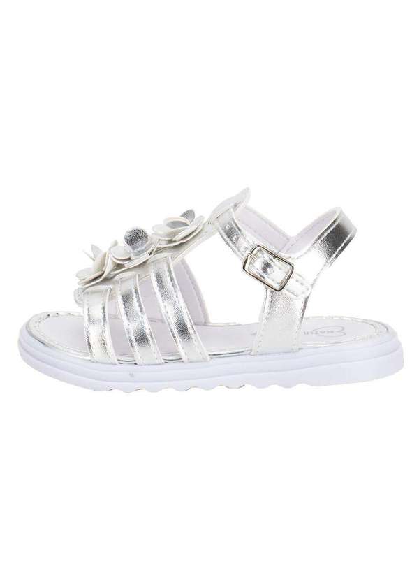 Nathielly - Sandália Infantil Baby Nathielly 0040251 Prata 2