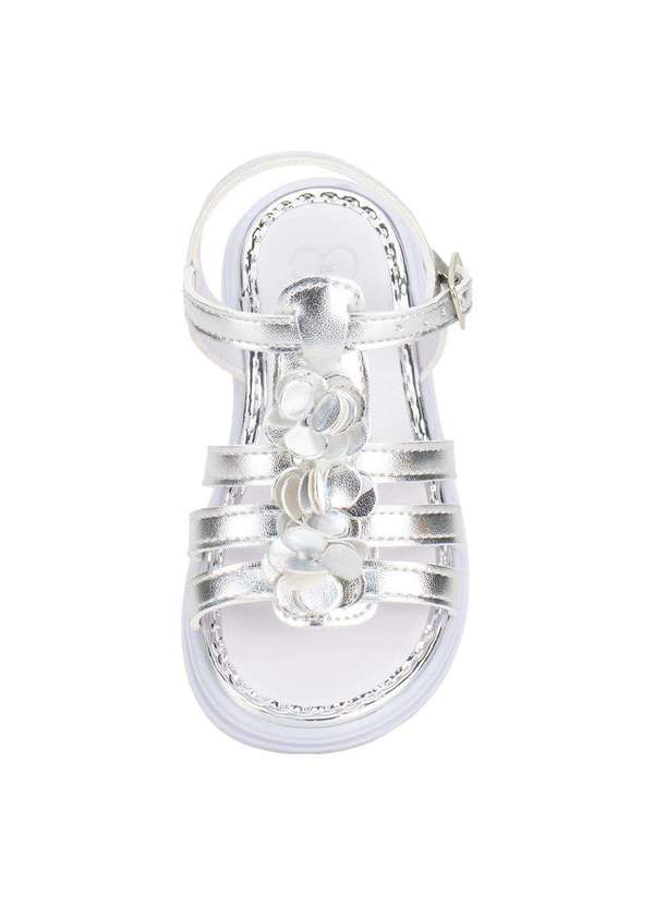 Nathielly - Sandália Infantil Baby Nathielly 0040251 Prata 5