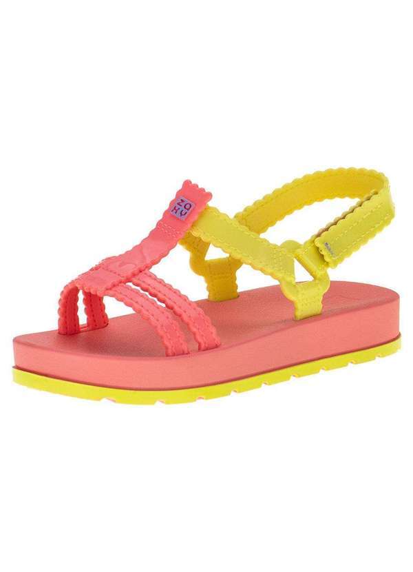 Zaxy - Sandália Infantil Conectadinha Zaxynina - 18641 - Coral