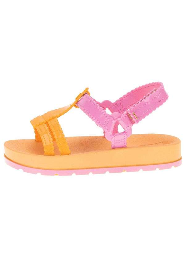 Zaxy - Sandália Infantil Conectadinha Zaxynina - 18641 - Laranja 2