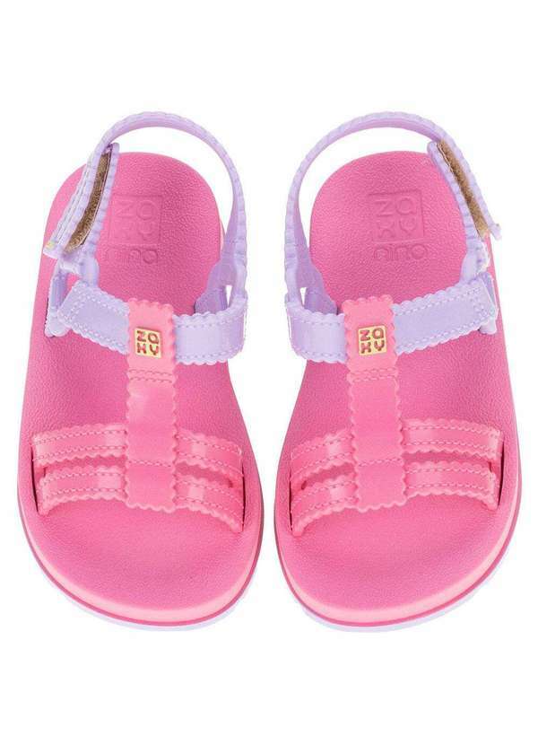 Zaxy - Sandália Infantil Conectadinha Zaxynina - 18641 - Pink 5